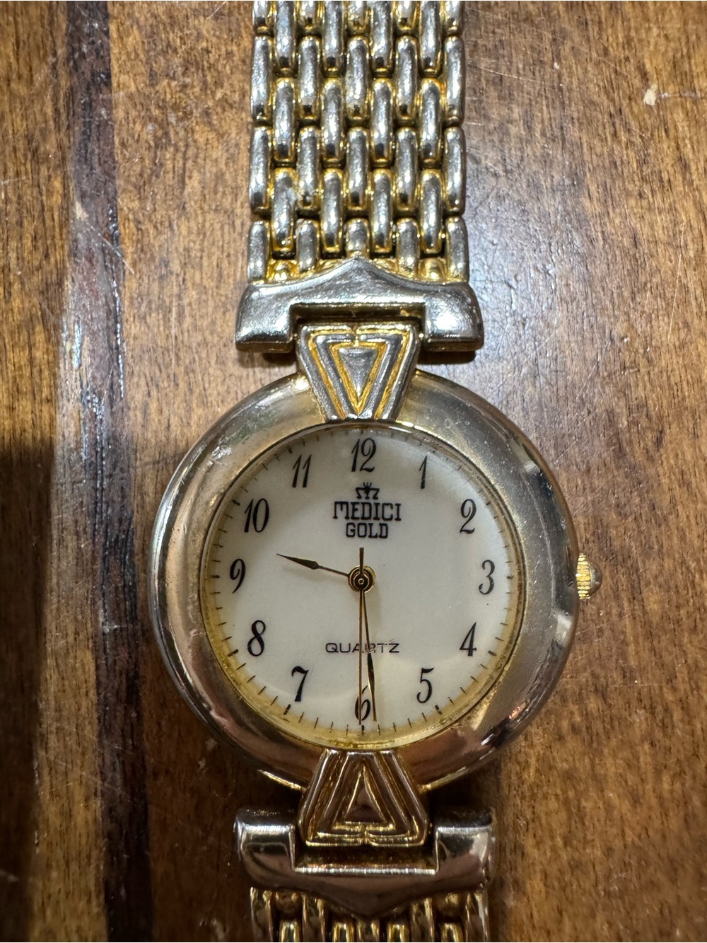 Women's Two-Tone Gold Bracelet Watch